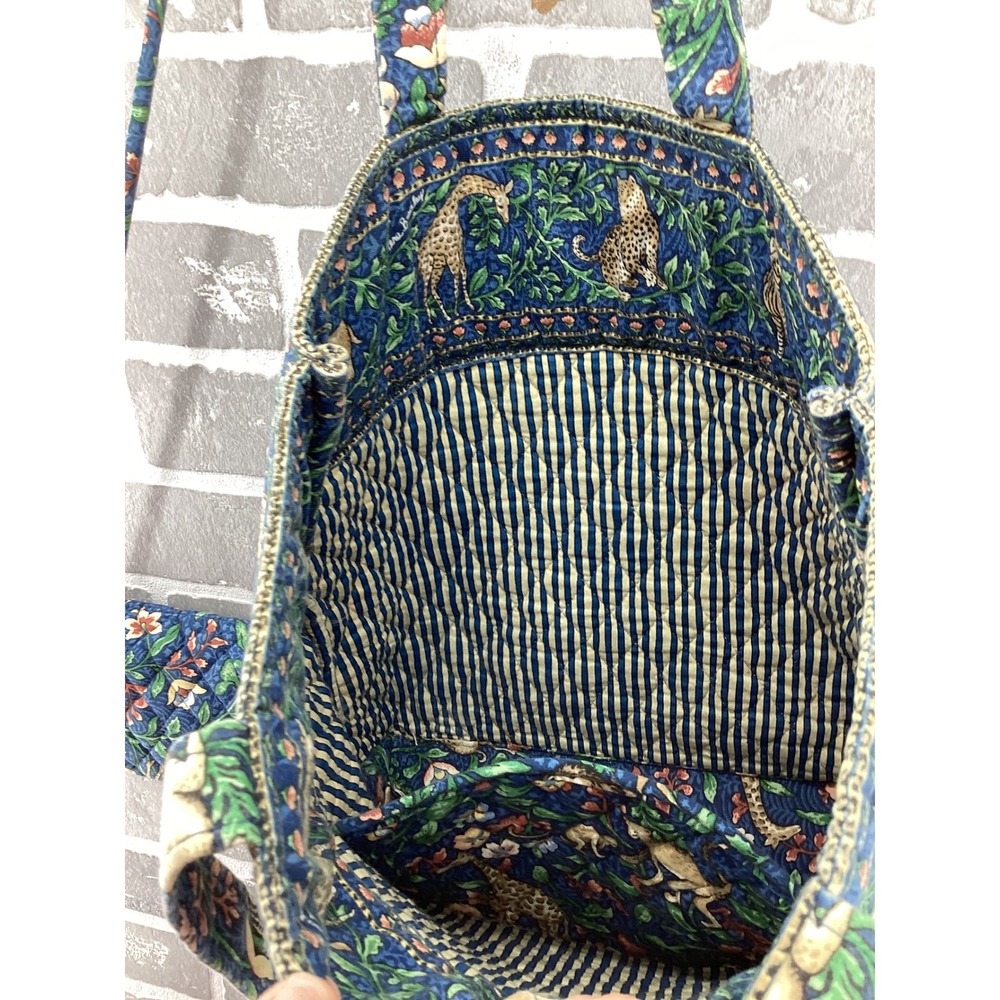 Vera Bradley Animal Kingdom Safari Tote Shoulder Bag Wallet Retired Rare - Picture 7 of 10